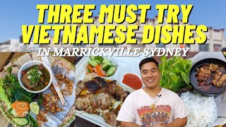 VIETNAMESE FOOD TOUR IN MARRICKVILLE SYDNEY  must try food vlog review reaction banh cuon bun cha [upl. by Dewey]