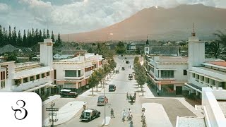 Malang Raya Tempo Dulu tahun 1940  Kota Candi dan Bentang Alam Berwarna ID SUB [upl. by Ranilopa]