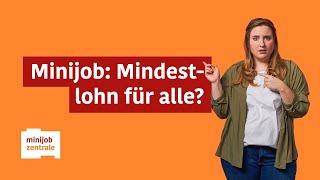 Stand 2023 Minijob amp Mindestlohn Alle Infos rund um deinen Verdienst [upl. by Nager605]