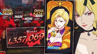 NO SWEAT GELDA EASILY CLEARS HERO ARENA HERO ARENA SEASON 6  Seven Deadly Sins Grand Cross [upl. by Nick664]