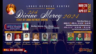 Divine Mercy Novena Day 1  29 March2024  Logos Retreat Centre [upl. by Karmen381]