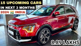 15 UPCOMING CARS IN NEXT 3 MONTHS 2024 INDIA  PRICE LAUNCH DATE REVIEW  UPCOMING CARS 2024 [upl. by Anai385]