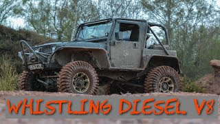 whistling Turbo Diesel V8 big mistake in my jeep [upl. by Lekar]