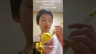 Paganini Caprice 24 played on Otomatone [upl. by Tower]