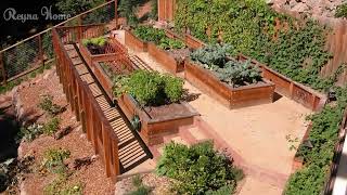 Inspiring Terraced Backyard Ideas Conquer The Slope Small Terraced Backyard Ideas [upl. by Aehsrop]