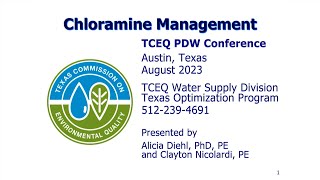 11 Chloramine Management [upl. by Carey]