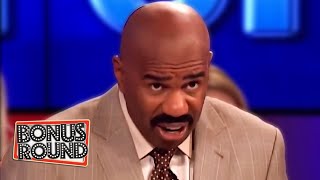 INSANE Family Feud Answers WRECK Steve Harvey [upl. by Alexi]