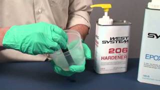 Dispensing and Mixing WEST SYSTEM Epoxy [upl. by Enidan]