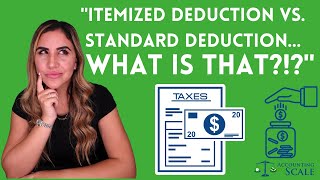 Itemized Deduction vs Standard Deduction Explained [upl. by Enilegna]