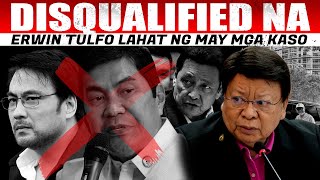 BREAKING NEWS ERWIN TULFO DISQUALIFIED CONVICTED NABISTO ANG DAMI PALANG KASO 4 NA LIBEL NAKU PO [upl. by Merrily]