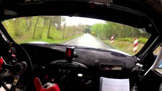 Onboard Porsche GT3 ZeltnerZeltner Sachsen Rallye 2013 Stage 68 HD [upl. by Yartnoed]