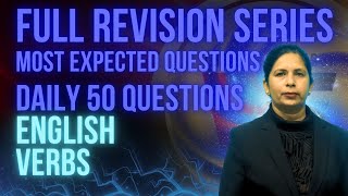 Full revision Series  ENGLISH  VERBS  RMS  RIMC  Sainik School  RMS JNV [upl. by Salohci]