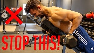 How to PROPERLY Incline Dumbbell Row  Prone Row Tutorial For A Huge Back [upl. by Erodroeht]