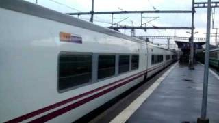 Talgo train departing from Morges Barcelona  Zürich [upl. by Wendall]