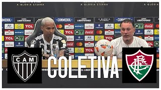 ENTREVISTA COLETIVA  GABRIEL MILITO e DEYVERSON  GALO x FLUMINENSE  COPA LIBERTADORES 🎙️ [upl. by Esela]