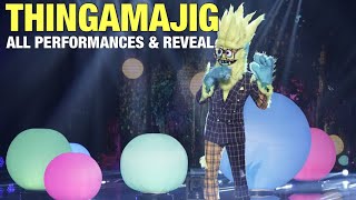 The Masked Singer Thingamajig All Clues Performances amp Reveal [upl. by Greiner]