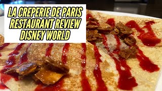 La Creperie de Paris Restaurant Review  Epcot  Disney World [upl. by Joanne]