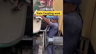 Train Coupling work in RRC Group D  Train Coupling pointsmen indianrailways trendingshorts [upl. by Dugas937]