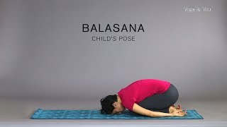 Beginners Yoga How to do Balasana  Childs Pose [upl. by Izak]