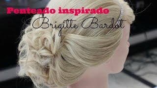 Penteado inspirado em BRIGITTE BARDOT  por Sonia Lopes [upl. by Sinnal571]