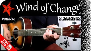 WIND OF CHANGE 🪁  Scorpions 🦂  GUITAR Cover  MusikMan N°159 [upl. by Nuahsar]