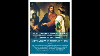 Twenty Eighth Sunday in Ordinary Time  Oct 13 2024  530 PM [upl. by Amapuna225]