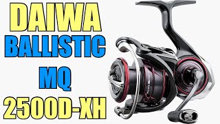 Daiwa BLSMQLT2500DXH Ballistic MQ LT Spinning Reel Review  JampH Tackle [upl. by Leahcimrej]