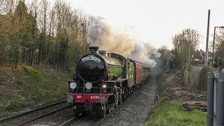 Spring Steam Dreams  61306 Mayflower to the SVR amp Worcester  30032019 [upl. by Ecnedurp769]