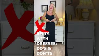 HOW TO WEAR A BELT WITH DRESSES DOS AND DONTS [upl. by Oramug]