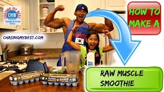 Raw Protein smoothie [upl. by Itsrejk571]