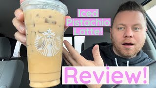 Starbucks Iced Pistachio Latte Review [upl. by Ramses]