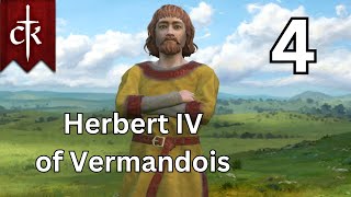 Herbert IV of Vermandois  Crusader Kings 3  Part 4 [upl. by Ynnavoeg]