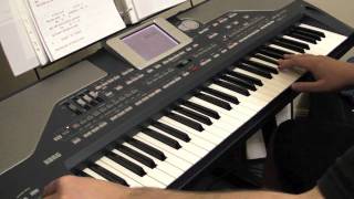 Moj Lipi Andele  Oliver Dragojevic on my Korg PA800 [upl. by Rann]