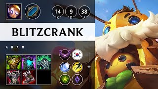 Blitzcrank ARAM Unstoppable  KR Master Patch 1423 [upl. by Teeniv]