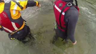 US National Whitewater Center Swift Water Rescue Intro to Eddy Swim Part 2 [upl. by Gujral]