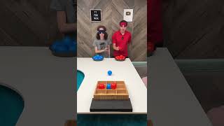 Who Actually Won 🏆 Blindfolded TicTacToe 🔵 Ball Toss 🔴 [upl. by Negroj320]