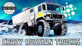 7 Crazy Russian Trucks and Amphibious OffRoad Vehicles You Must See [upl. by Mcneely991]