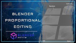 Blender Proportional Editing Blender Eğitim 19 [upl. by Idonna]