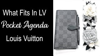 Planner Solution What To Use In A Louis Vuitton LV Pocket Agenda [upl. by Terence]