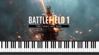 Battlefield 1  Piano Motion  Synthesia [upl. by Htaras]