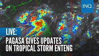 LIVE Pagasa gives updates on Tropical Storm Enteng  September 2 1200PM [upl. by Nuahsyt]