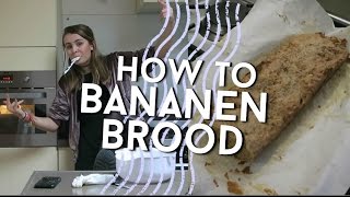 HOW TO MAKE BANANENBROOD Healthy snack [upl. by Edrock476]