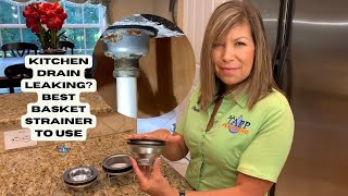 How to Install a Kitchen Sink Basket Strainer TappPlumbing [upl. by Ilojne]