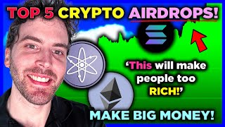 MAKE MILLIONS w Crypto Airdrops explained in under 10 minutes [upl. by Yrovi]