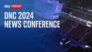 News conference ahead of the 2024 Democratic National Convention [upl. by Byron]