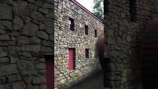 Wayside Inn Grist Mill  Close Up of Stone Work [upl. by Burd]