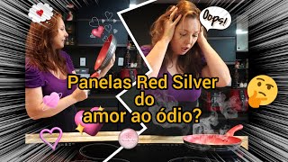 Panelas Red Silver do amor ao ódio 1 ano de uso como elas estão [upl. by Oberon93]