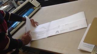 How to fold A1 plans to A4 for Binding [upl. by Haroppiz333]