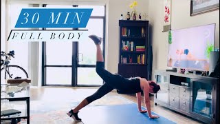 30 MIN Low Impact FULL BODY Workout No Equipment  No Jumping [upl. by Johppa]