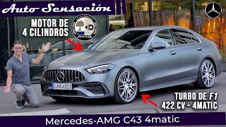 Prueba Mercedes AMG C43 2023  Motor de 4 cilindros AMG con Turbo de F1 ¿AVANCE O RETROCESO [upl. by Brantley]